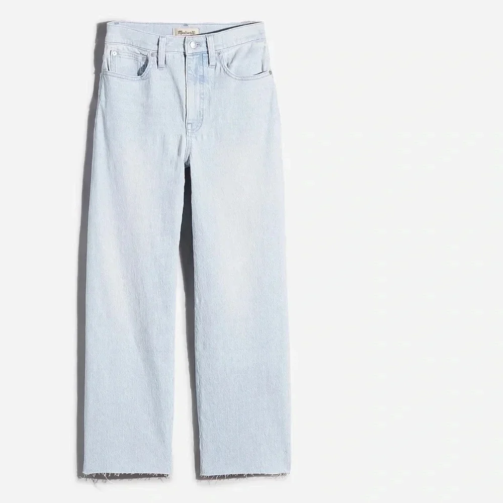 New Madewell The Plus Perfect Vintage Wide Leg Crop Jean